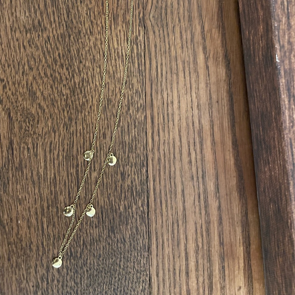 Mejuri Dot Necklace (Gold Vermeil)